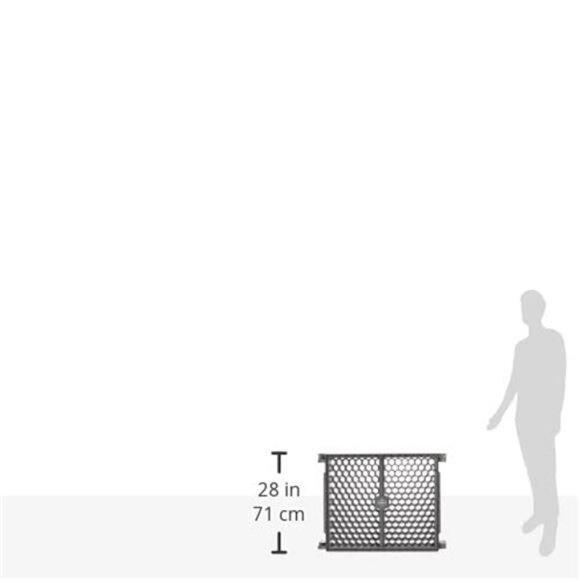 Plastic 192-Inch Super Wide Adjustable Baby Gate and Play Yard, 2-In-1,Bonus Kit - Picture 6 of 7